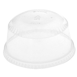 Couvercle Dôme Fermé PET Cristal Ø9,2cm (1000 Unités)