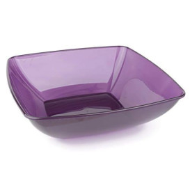 Bol PS Cristal Dur Aubergine 3500ml 28x28cm (20 Utés)