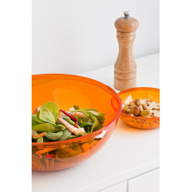 Bol PS Cristal Dur Orange 3500ml Ø27cm (1 Uté)