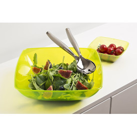 Bol PS Cristal Dur Vert 3500ml 28x28cm (1 Uté)