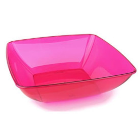 Bol PS Cristal Dur Framboise 3500ml 28x28cm (1 Uté)