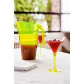 Verre à Cocktail Plastique Vert 100ml (6 Unités)