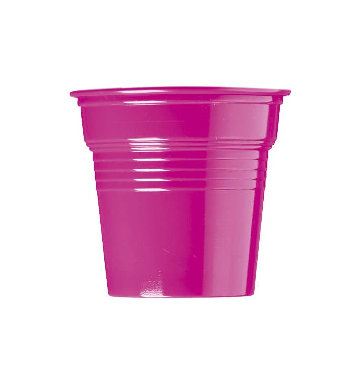 Gobelet Plastique PS Fuchsia 80ml Ø5,7cm (750 Utés) Gobelet Plastique PS Fuchsia 80ml Ø5,7cm (750 Utés)