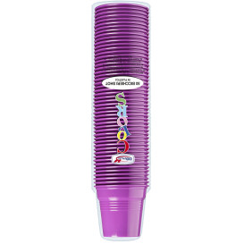 Gobelet Plastique PS Violet 80ml Ø5,7cm (1500 Utés)