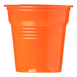 Gobelet Plastique PS Orange 80ml Ø5,7cm (50 Utés)