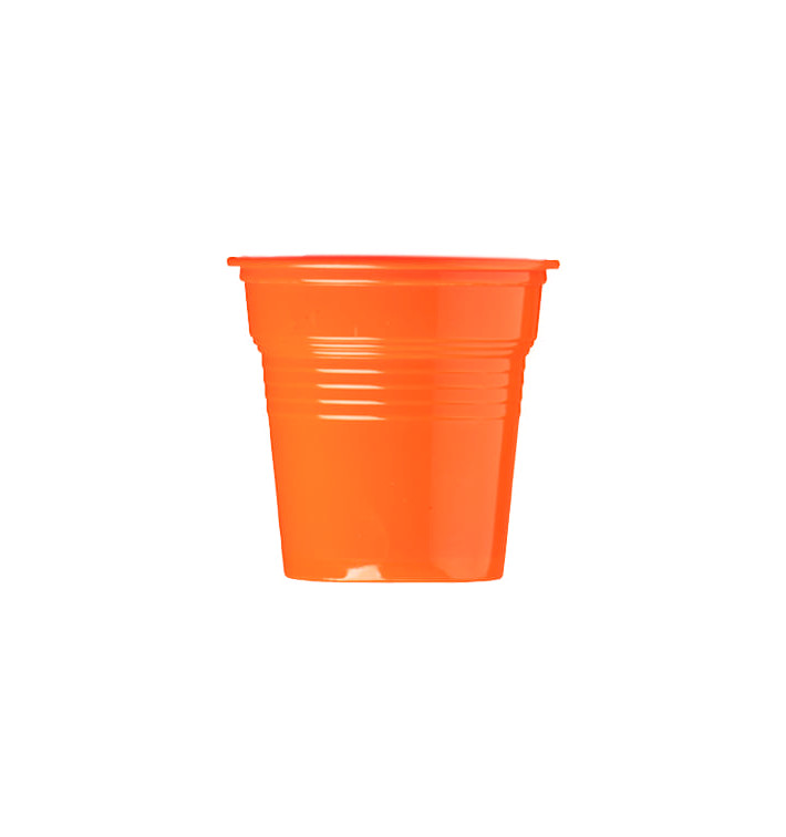 Gobelet Plastique PS Orange 80ml Ø5,7cm (50 Utés) Gobelet Plastique PS Orange 80ml Ø5,7cm (50 Utés)