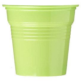 Gobelet Plastique PS Vert Citron 80ml Ø5,7cm (50 Utés)