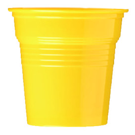 Gobelet Plastique PS Jaune 80ml Ø5,7cm (1500 Utés)