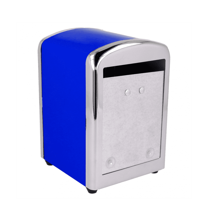 Distributeur à Serviettes Inoxydable Bleu 10,5x9,7x14cm (1 Uté) Distributeur à Serviettes Inoxydable Bleu 10,5x9,7x14cm (1 Uté)