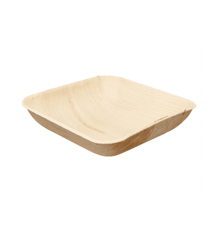 Bol en Feuilles de Palmier 20x20x4cm (200 Unités) Bol en Feuilles de Palmier 20x20x4cm (200 Unités)
