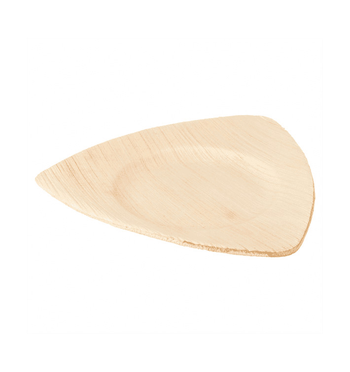 Assiette Feuilles de Palmier Triangle 15x13x1cm (25 Unités) Assiette Feuilles de Palmier Triangle 15x13x1cm (25 Unités)