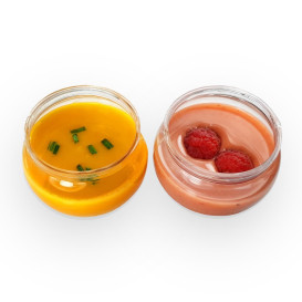 Verrine Sphère Transparente 80ml (300 Unités)