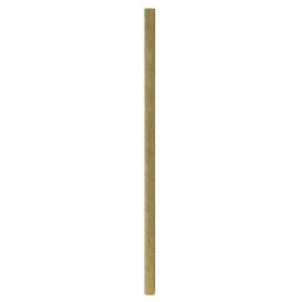 Paille Droite Papier Kraft Ø6mm 19,7cm (500 Utés)