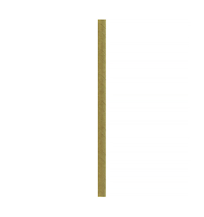 Paille Droite Papier Kraft Smoothie Ø8mm 24cm (3000 Utés) Paille Droite Papier Kraft Smoothie Ø8mm 24cm (3000 Utés)