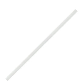 Paille Droite Papier Blanc Ø6mm 19,7cm (3000 Utés)