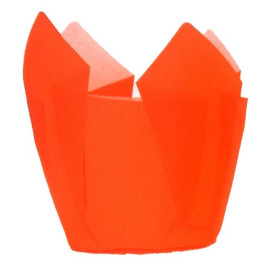 Caissette Muffin Tulipe Ø50x50/80 mm Orange (2000 Utés)