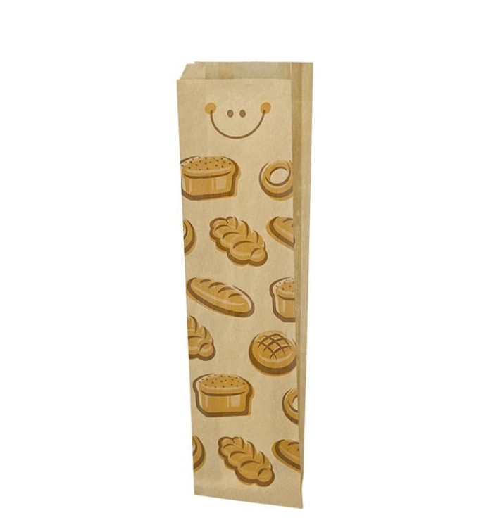 Sac Papier Kraft "Panes" 23+7x51cm (1000 Utés) Sac Papier Kraft "Panes" 23+7x51cm (1000 Utés)