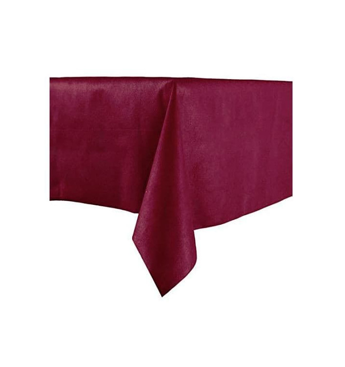Nappe en PP Non-Tissé 100x100cm Bordeaux (150 Utés) Nappe en PP Non-Tissé 100x100cm Bordeaux (150 Utés)