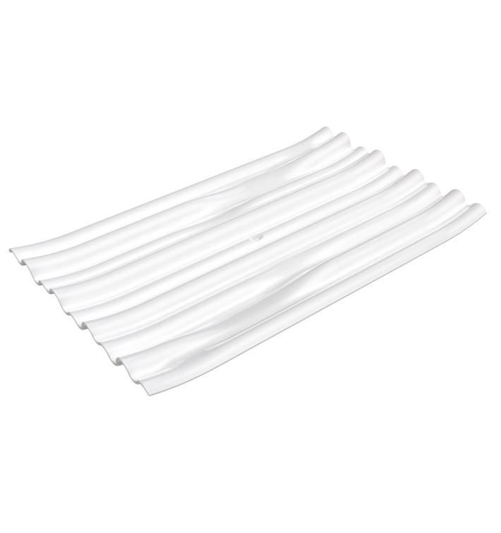 Assiette Dégustation PS "Bamboo" Blanc 10x6cm (500 Utés) Assiette Dégustation PS "Bamboo" Blanc 10x6cm (500 Utés)