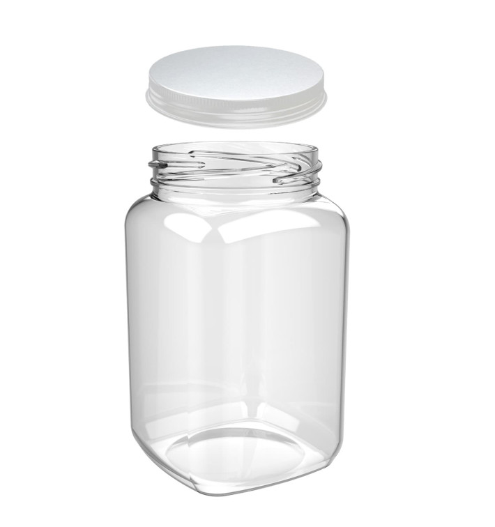 Pichet Réutilisable Tritan Transparent avec Couvercle 460ml (1 Uté) Pichet Réutilisable Tritan Transparent avec Couvercle 460ml (1 Uté)