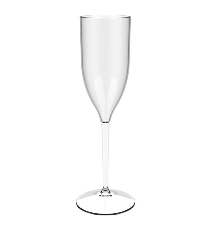 Flûte Réutilisable à Champagne "Bio Based" Tritan 170ml (1 Uté) Flûte Réutilisable à Champagne "Bio Based" Tritan 170ml (1 Uté)