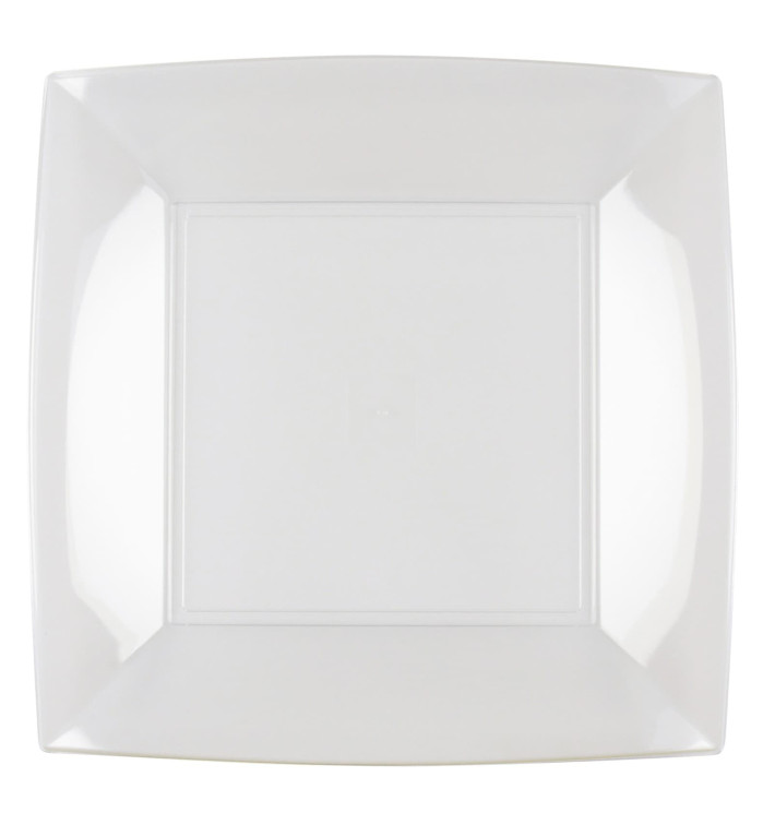 Assiette Plastique Réutilisable "Bio Based" Transp. 23cm (25 Utés) Assiette Plastique Réutilisable "Bio Based" Transp. 23cm (25 Utés)