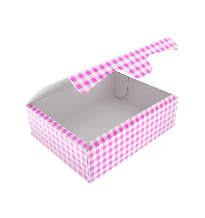 Boîte pâtissière 18,2x13,6x5,2cm 500g Rose (25 Unités) Boîte pâtissière 18,2x13,6x5,2cm 500g Rose (25 Unités)