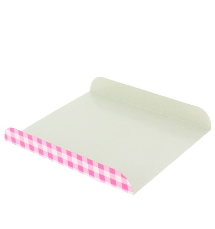 Plateau rose pour Gaufre 15x13x2 cm (2.000 Unités) Plateau rose pour Gaufre 15x13x2 cm (2.000 Unités)
