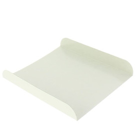 Emballage blanc pour gaufre 15x13x2 cm (100 Utés)