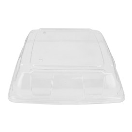 Couvercle Plastique PET Transp. Plateau 31x31cm (5 Utés)