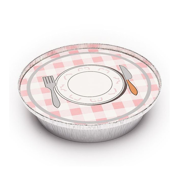 Couvercle Carton Récipient Rond 800ml (200 Unités) Couvercle Carton Récipient Rond 800ml (200 Unités)