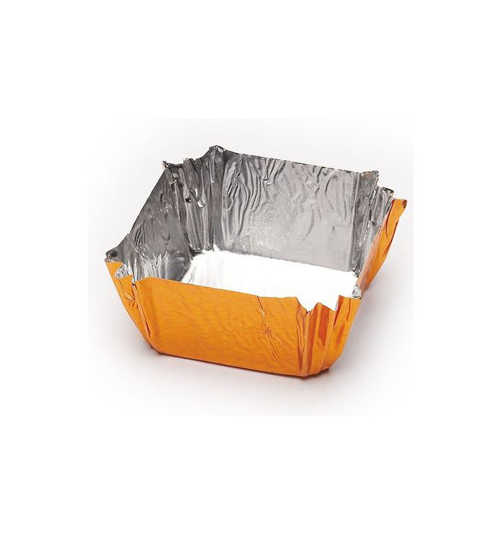 Caissette Pâtisserie Aluminium 36x36x17mm (1.000 Utés) Caissette Pâtisserie Aluminium 36x36x17mm (1.000 Utés)