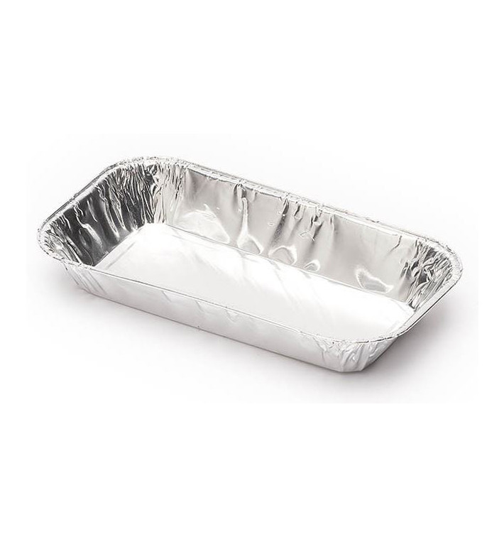 Barquette Aluminium 425ml 228X128mm (125 Unités) Barquette Aluminium 425ml 228X128mm (125 Unités)