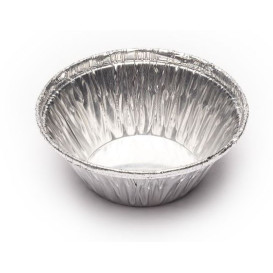 Moule Aluminium Rond 25ml (100 Unités)