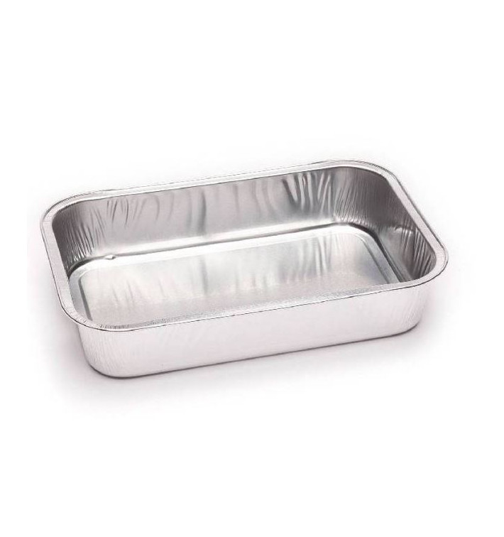 Barquette en Aluminium Paroi Lisse 330 ml (100 Utés) Barquette en Aluminium Paroi Lisse 330 ml (100 Utés)