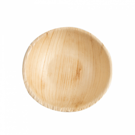 Mini Bol en Feuilles de Palmier Ø9,6x2,5cm (25 Utés)