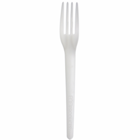 Fourchette Compostable CPLA Blanc 17,0 cm (50 Utés)