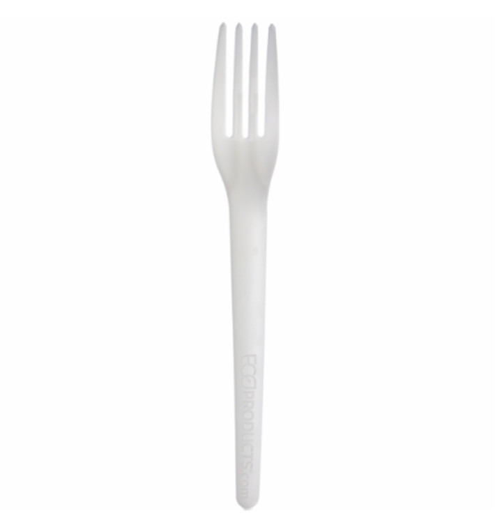 Fourchette Compostable CPLA Blanc 17,0 cm (1.000 Utés)