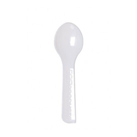 Cuillère à Glace Compostable CPLA Blanc 7,5 cm (2.000 Utés)