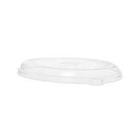 Couvercle RPET Transparent Boîte Ecologique Ovale 710 et 940ml (50 Utés)