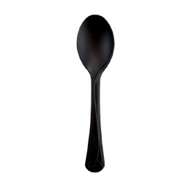 Cuillère Compostable CPLA Premium Noir 15,5 cm (25 Utés)