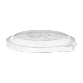 Couvercle Compostable PLA Transparent Bol 175 et 235ml (50 Utés)