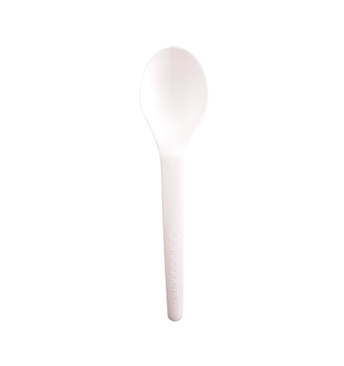 Cuillère Compostable CPLA Blanc 15,0 cm (50 Utés) Cuillère Compostable CPLA Blanc 15,0 cm (50 Utés)