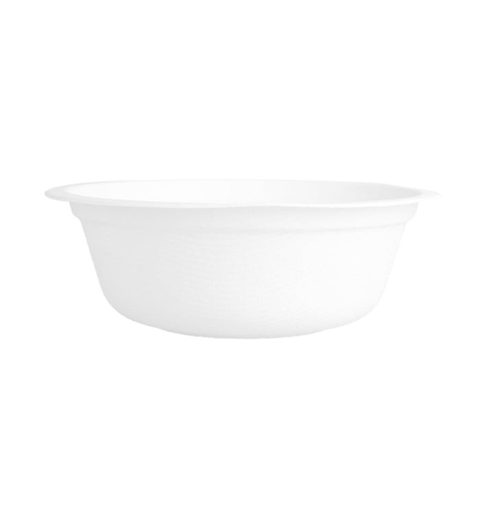Bol Bio en Canne à Sucre Blanc 350ml (50 Utés) Bol Bio en Canne à Sucre Blanc 350ml (50 Utés)