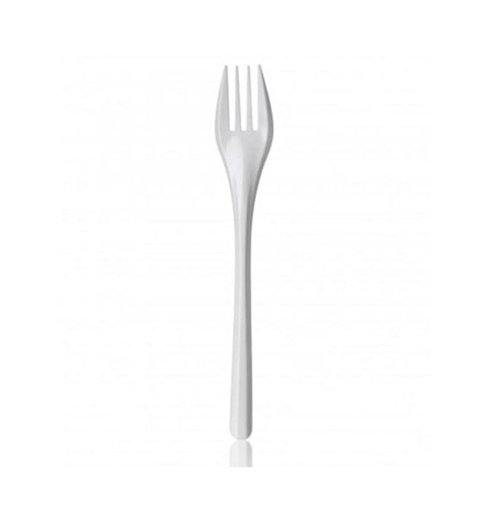 Fourchette Plastique Blanche 165mm Fourchette Plastique Blanche 165mm