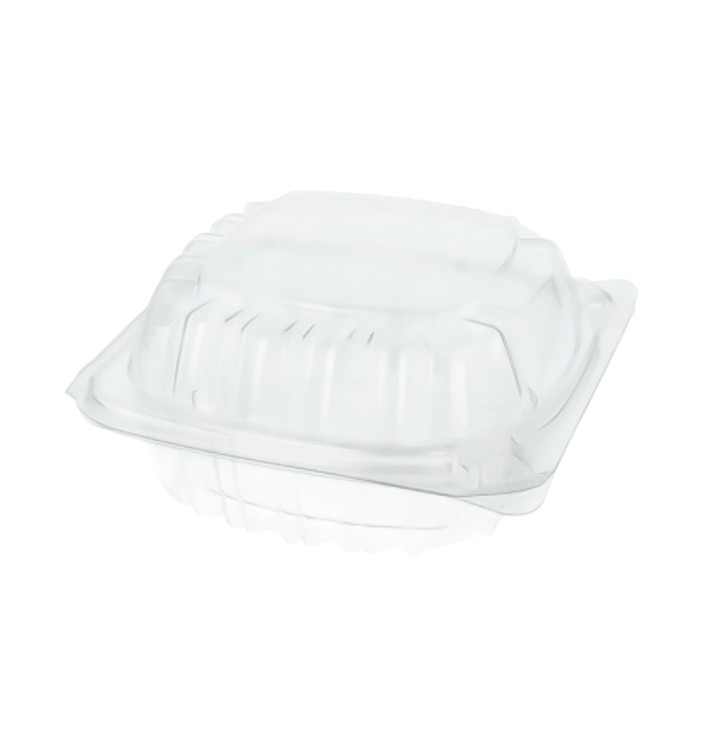 Boîte Couvercle Charnière OPS "Clear Seal" Pour Sandwich120ml (125 Utés) Boîte Couvercle Charnière OPS "Clear Seal" Pour Sandwich120ml (125 Utés)