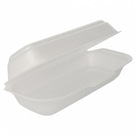 Boîte FOAM HOTDOG Blanc (500 Unités)