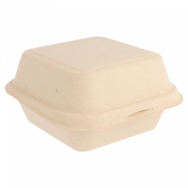 Boîte en Canne à Sucre Naturel 152x152x84mm (600 Utés)