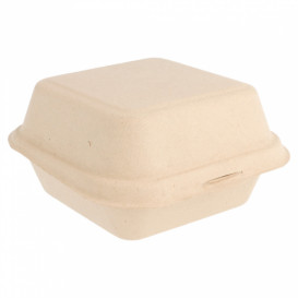 Boîte en Canne à Sucre Naturel 152x152x84mm (50 Utés)