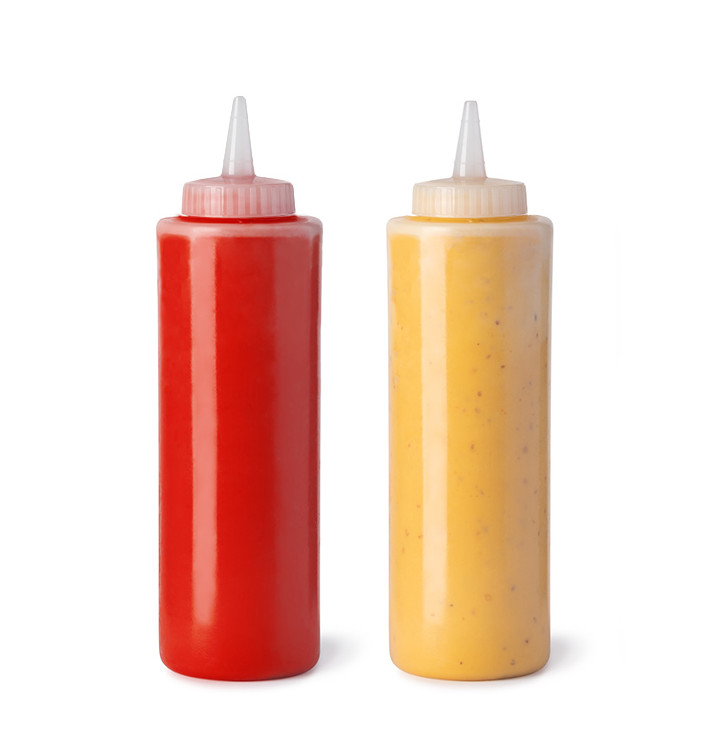 Bouteille pour Sauces Plastique Translucide 720ml (6 Utés) Bouteille pour Sauces Plastique Translucide 720ml (6 Utés)